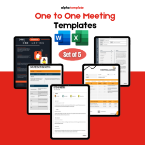 One To One Meeting Templates