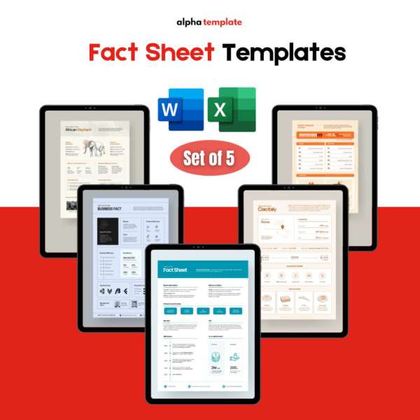 Fact Sheet Templates