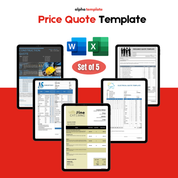 Price Quote Template