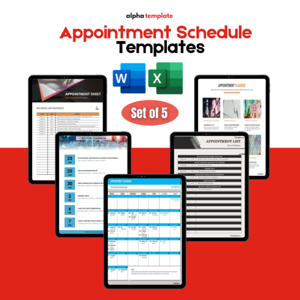 Appointment Schedule Templates